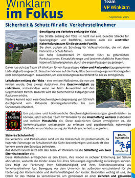 Winklarn im Fokus September 2025